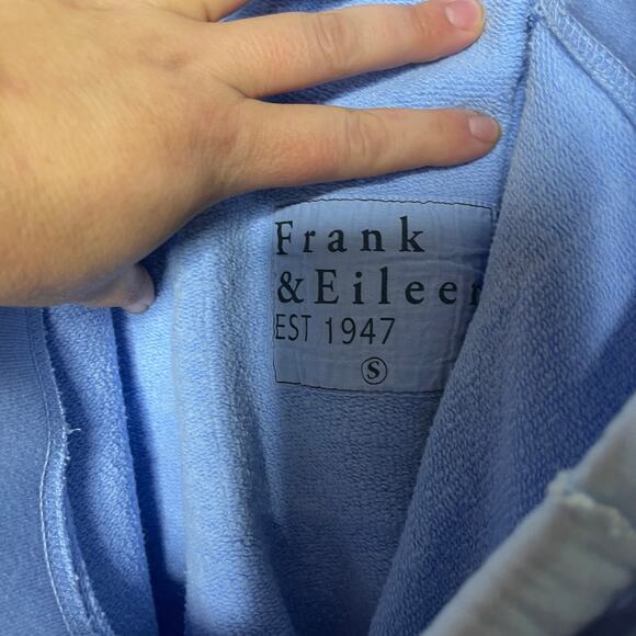 Frank & Eileen EAMON Jogger Sweatpant in blue discoloration sz S - Picture 4 of 6